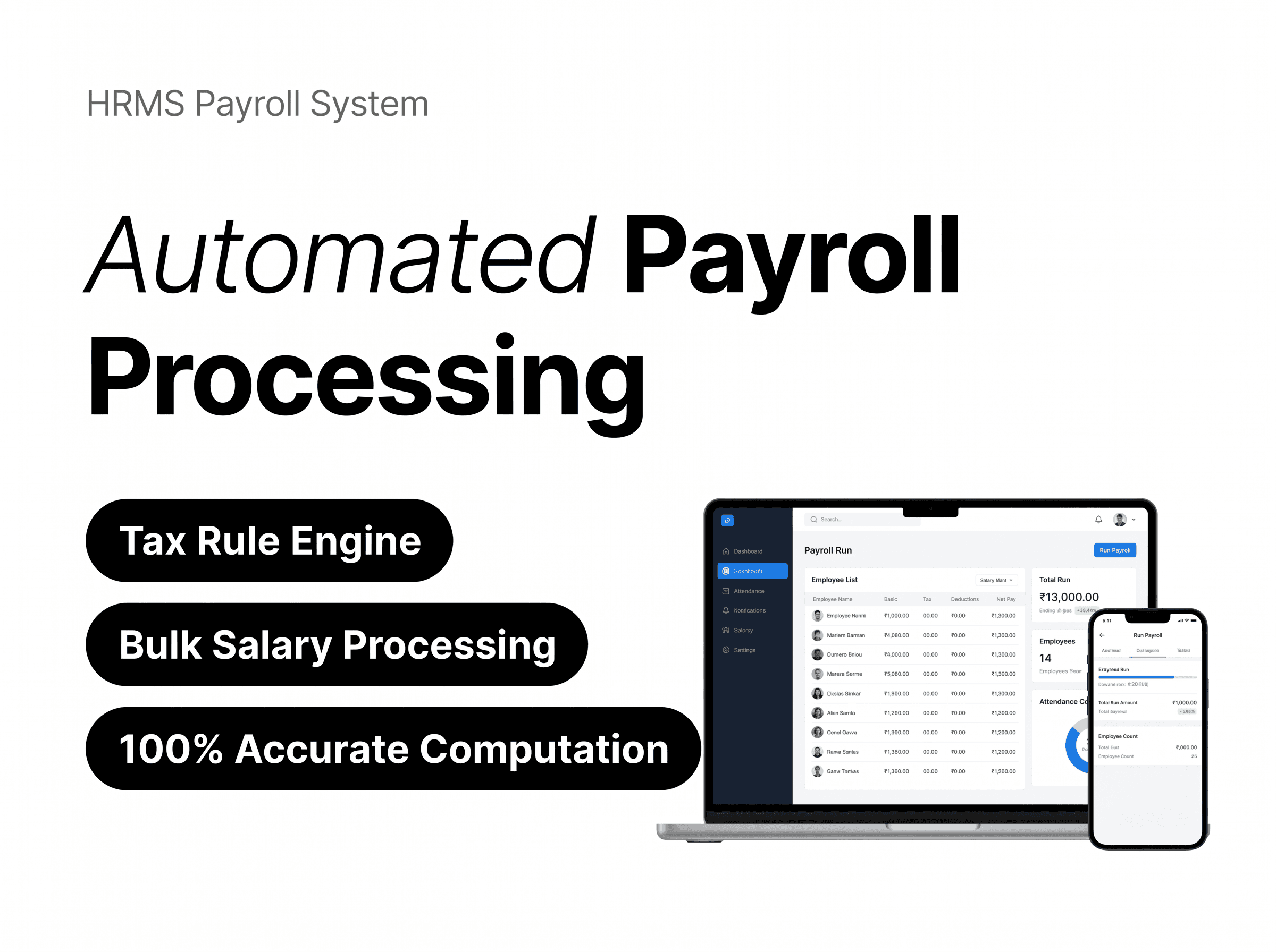 Automated payroll processing